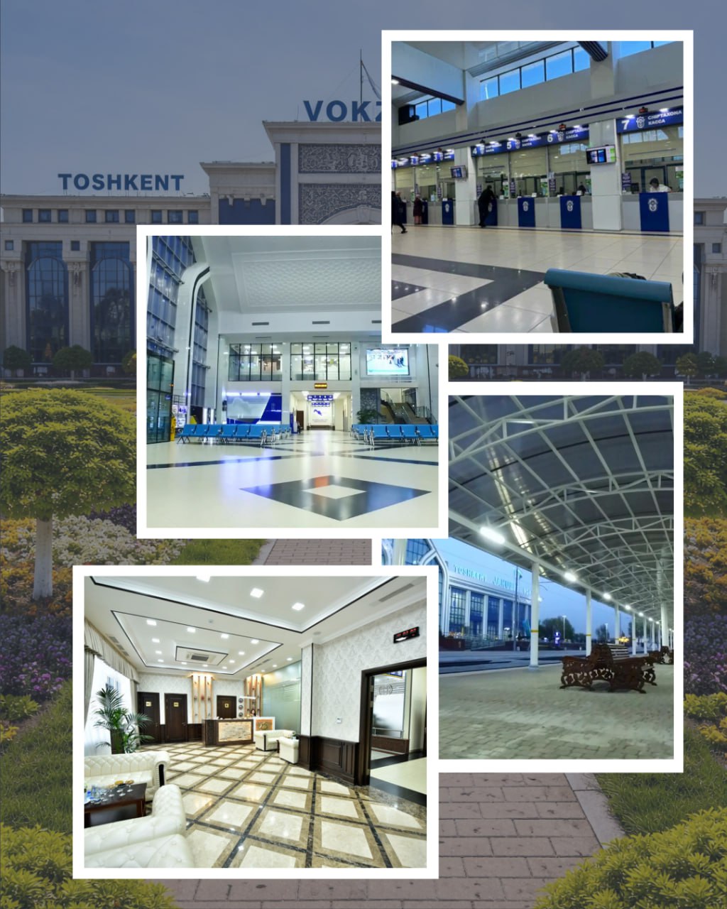 🚉 Vokzallar — qulaylik va ishonch manzili